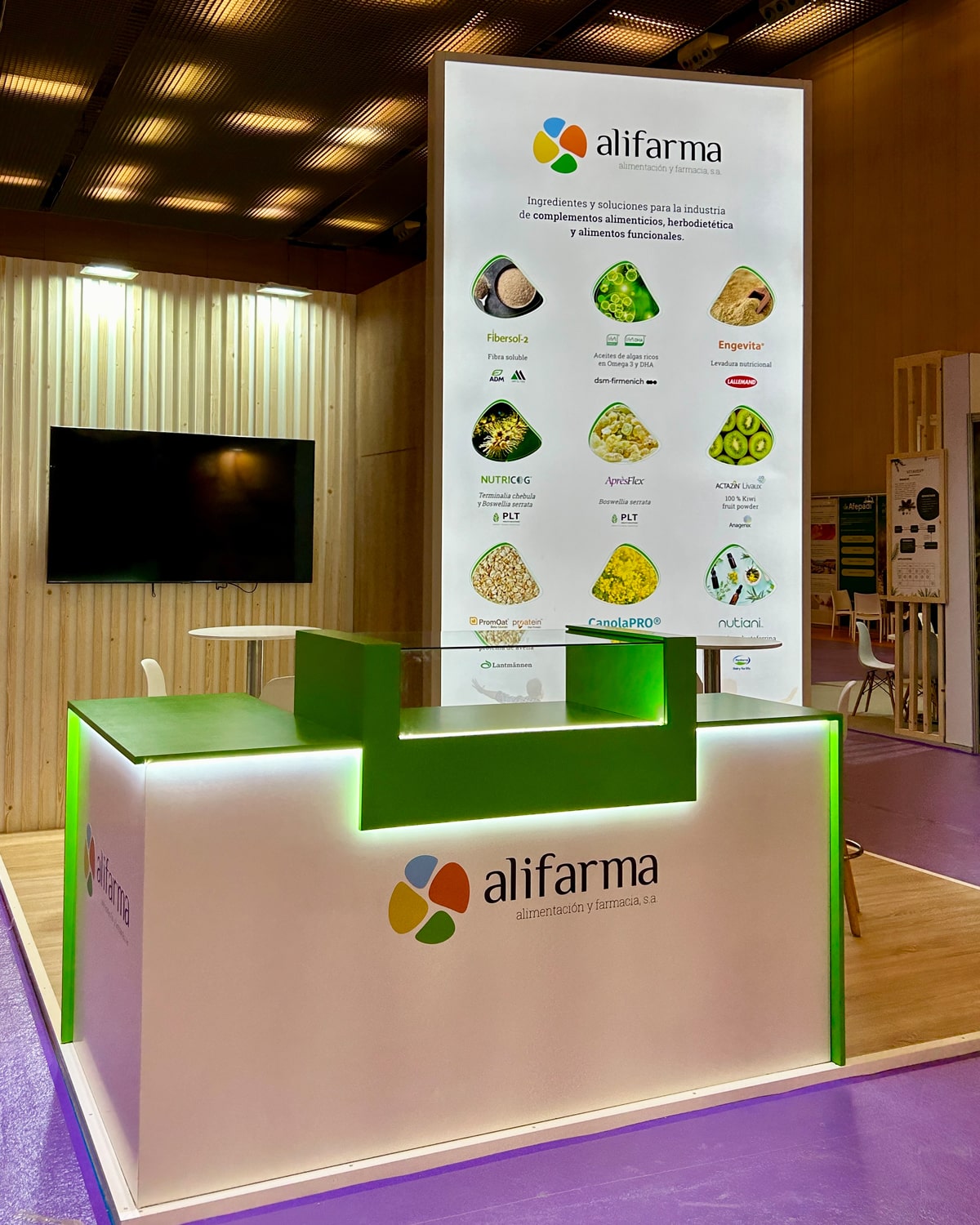 Stand2: Proyectos. ALIFARMA- NUTRACEUTICALS CCIB. 1