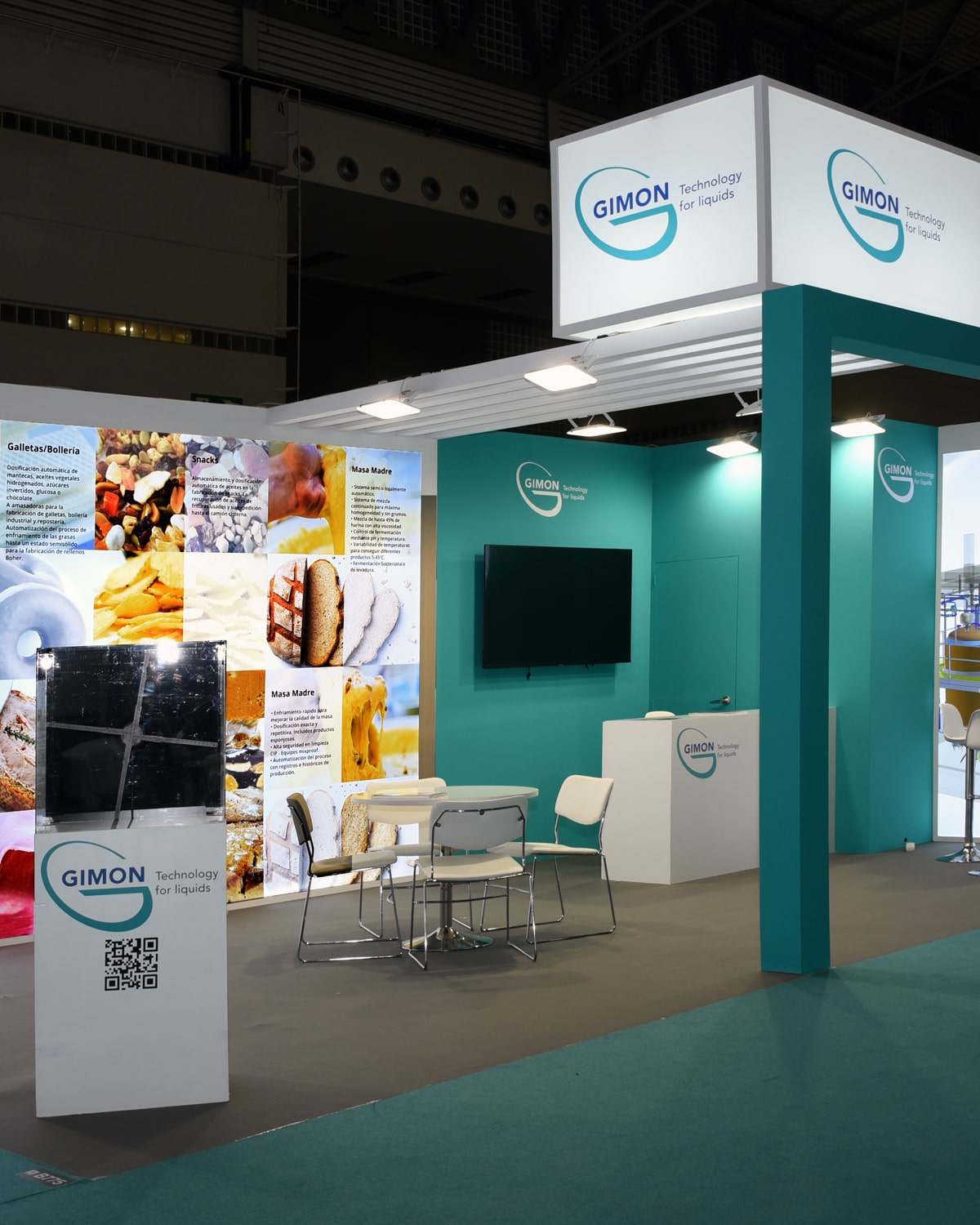 STANDS2-Diseño de Stands en Barcelona:Gimon - foodtech - bcn
