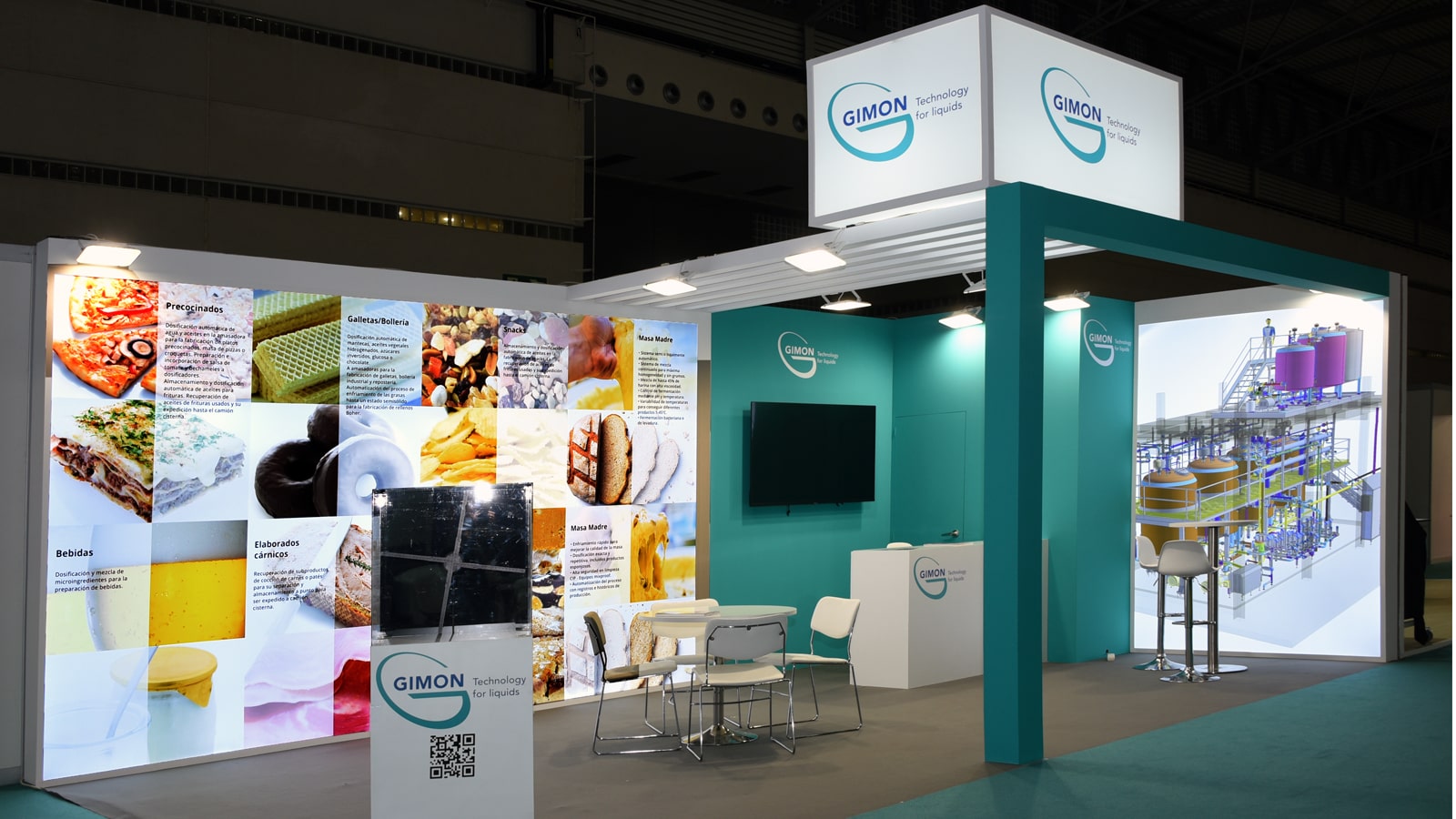STANDS2-Diseño de Stands en Barcelona: Gimon - foodtech - bcn